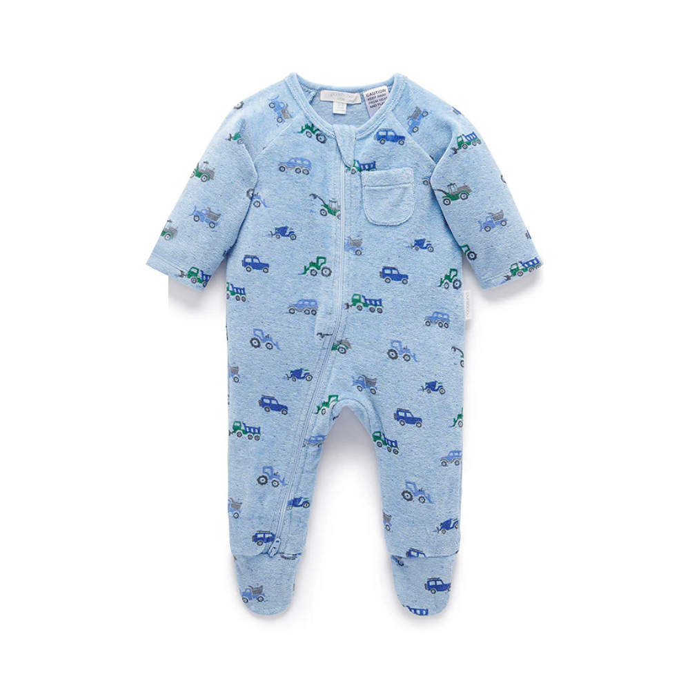 Costume de culture en coton biologique imprimé pour bébé 
