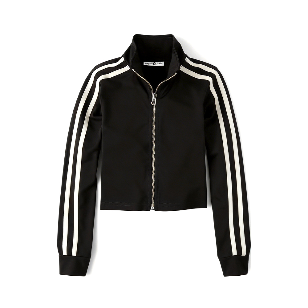 Veste de survêtement à rayures contrastées Lady