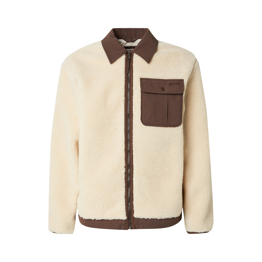 Veste chaude tendance en polaire Sherpa pour homme