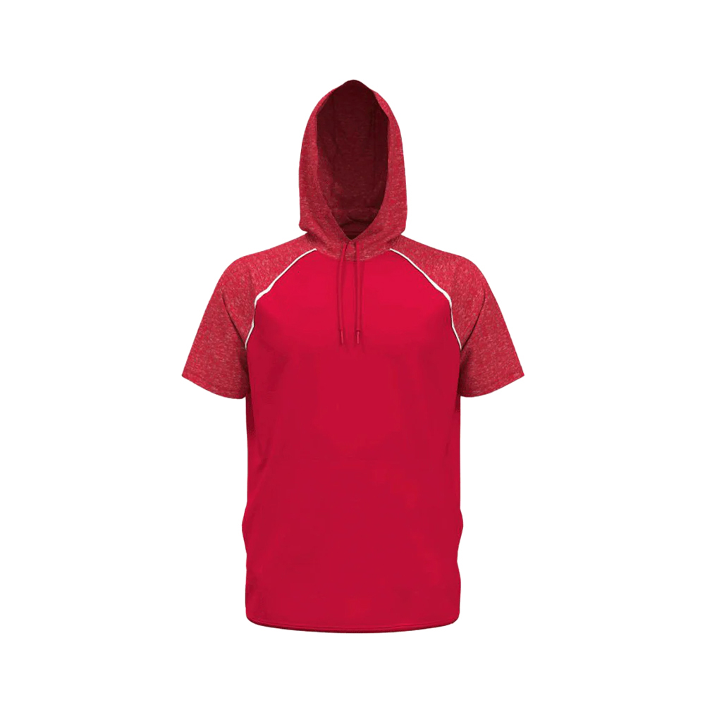 Sweat à capuche à manches courtes à séchage rapide pour homme